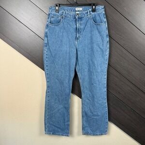 Cherokee Women's Size 14 Blue Jeans High Rise Straight Leg Relaxed Mom Jeans